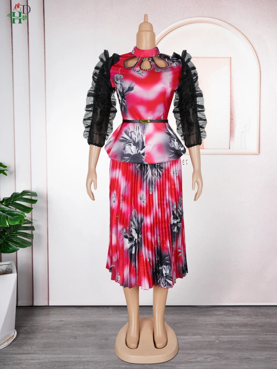 2025 New Fashion African Clothes Summer Dress For Women Plus Size Africa Elegant Kaftan Muslim Evening Party Colorful Dress - Free Delivery Worldwide only at Flexi Africa