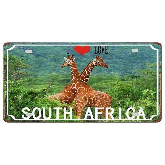 30X15CM Shabby Chic Metal Sign: Nigeria Niger City Car License Plate for Wall Decor, Restaurant, Craft, Home Decor - Free Delivery Worldwide only at Flexi Africa