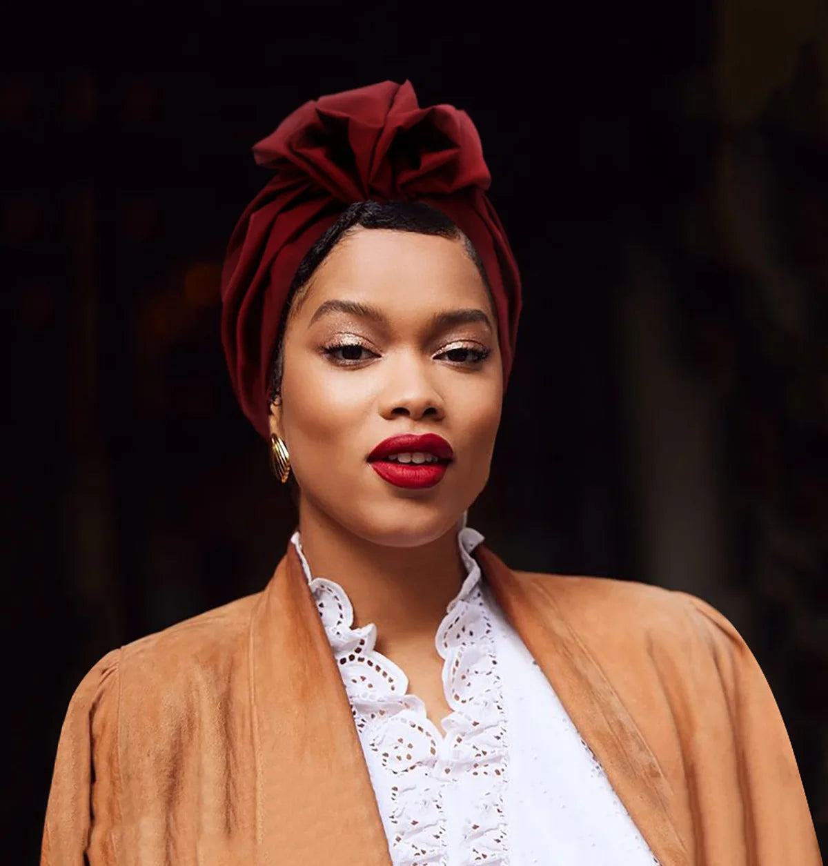 Buy Women's headdresses, monochromatic colored mirror hats in Muslim style for only $11.99 at Flexi Africa!