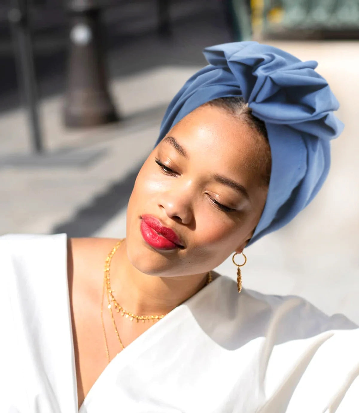 Buy Women's headdresses, monochromatic colored mirror hats in Muslim style for only $11.99 at Flexi Africa!