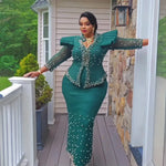 Buy Elegant African Women’s Dress Suit – Luxury Mesh Fabric Fashion for only $103.01 at Flexi Africa!