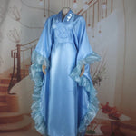 African Ankara Evening Dress for Women – Luxurious Batwing Dashiki Gown - Free Delivery Worldwide only at Flexi Africa