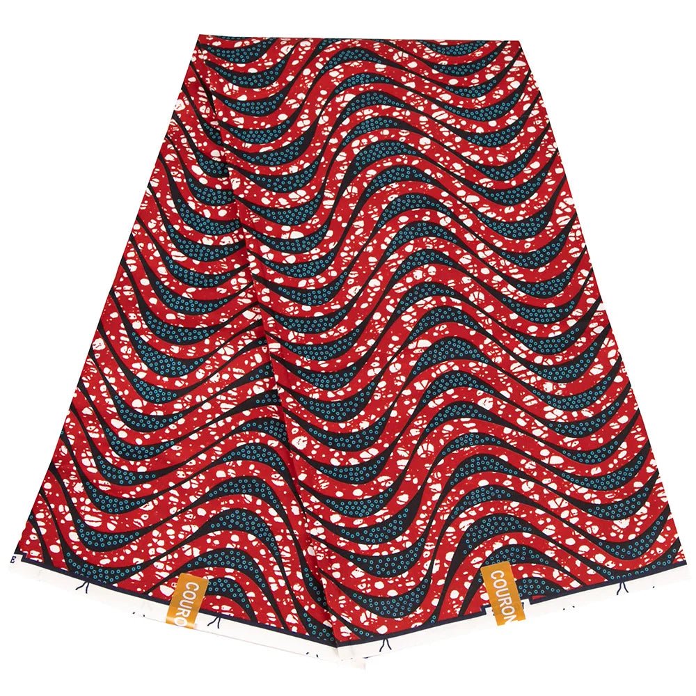 African Ankara Prints Wax Fabric Patchwork Retro Style Warp Sewing Woman Dress Craft DIY Africa Material 100% Polyester By Yard - Free Delivery Worldwide only at Flexi Africa