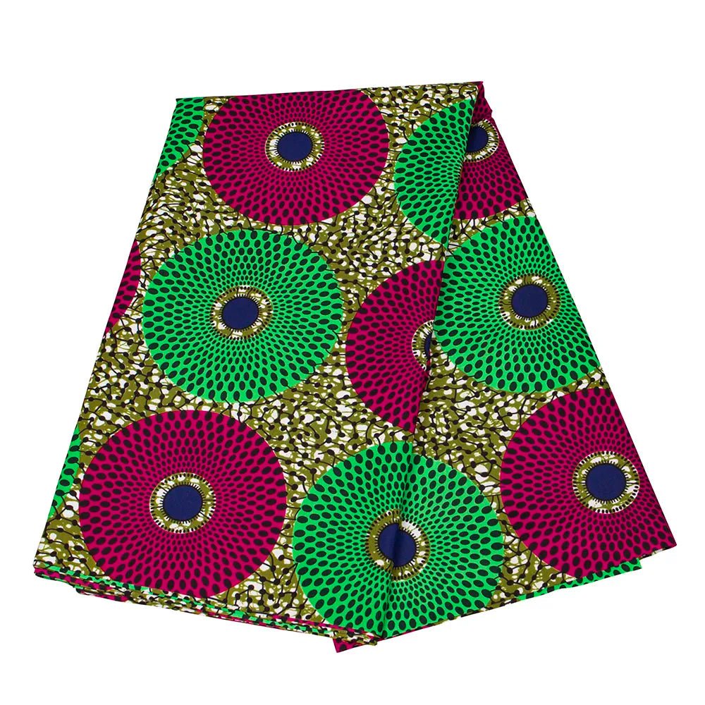 African Ankara Prints Wax Fabric Patchwork Retro Style Warp Sewing Woman Dress Craft DIY Africa Material 100% Polyester By Yard - Free Delivery Worldwide only at Flexi Africa