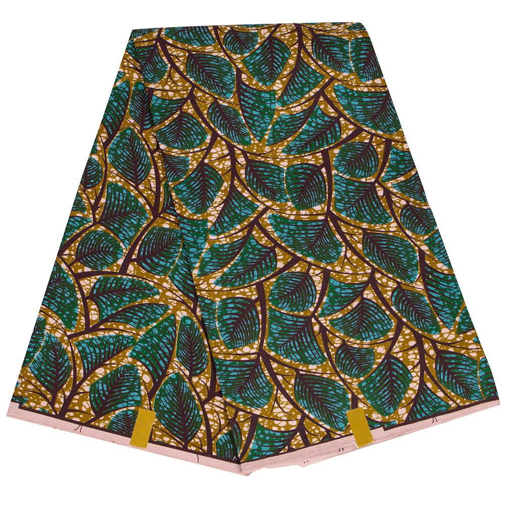 Buy African Ankara Wax Print Fabric – 100% Polyester Block Pattern Material for Sewing for only $4.31 at Flexi Africa!