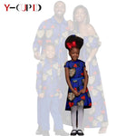African Dashiki Family Set – Matching Dresses for Women & Girls with Men & Boys Top and Pants - Free Delivery Worldwide only at Flexi Africa