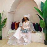 Buy African Dress for Women with Embroidery – Plus Size Floor-Length Maxi Dress for only $41.60 at Flexi Africa!