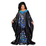 African Maxi Dress for Women – Plus Size Elegant Long Dress with Matching Scarf Free Delivery Worldwide only at Flexi Africa