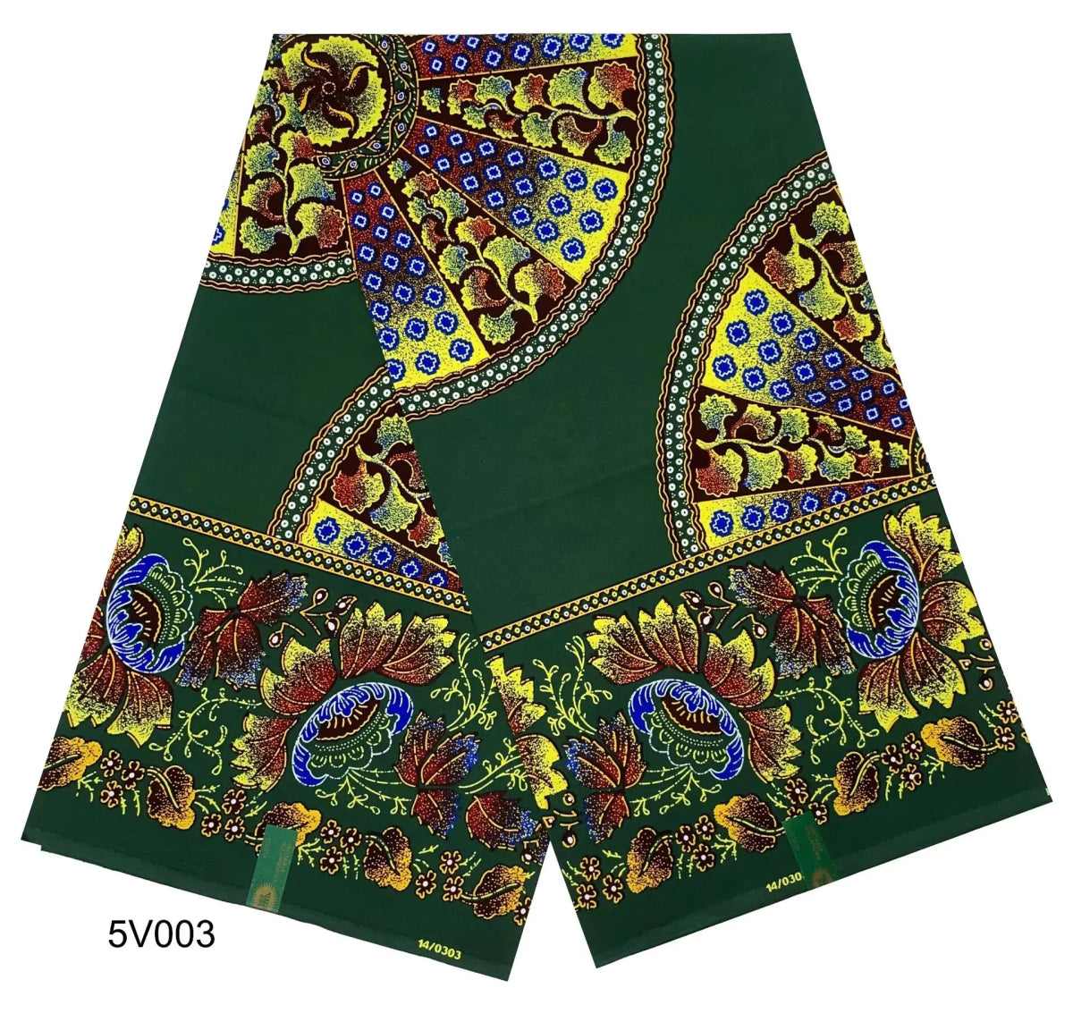 African Fabrics Wax 100% Cotton Wax Prints Good Quality Wax Loincloth For Women Dress 6 Yards