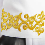 African Men’s Slim - Fit Suit Set – Double - Breasted Embroidered Blazer & Matching Trousers, Full - Sleeve Formal Business Attire - Free Delivery Worldwide only at Flexi Africa