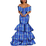 African Print Dress for Women – Elegant Dashiki Party & Wedding Outfit - Free Delivery Worldwide only at Flexi Africa