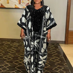 African Sequin Ankara Dress for Women – Traditional Chic Evening Gown - Free Delivery Worldwide only at Flexi Africa