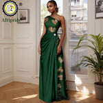 African Sleeveless Off - Shoulder Maxi Dresses for Women | High - Waist Ankara Party Wear - Free Delivery Worldwide only at Flexi Africa