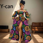 Make a bold and confident statement with this African Print 2-Piece Women’s Outfit, designed to celebrate vibrant culture