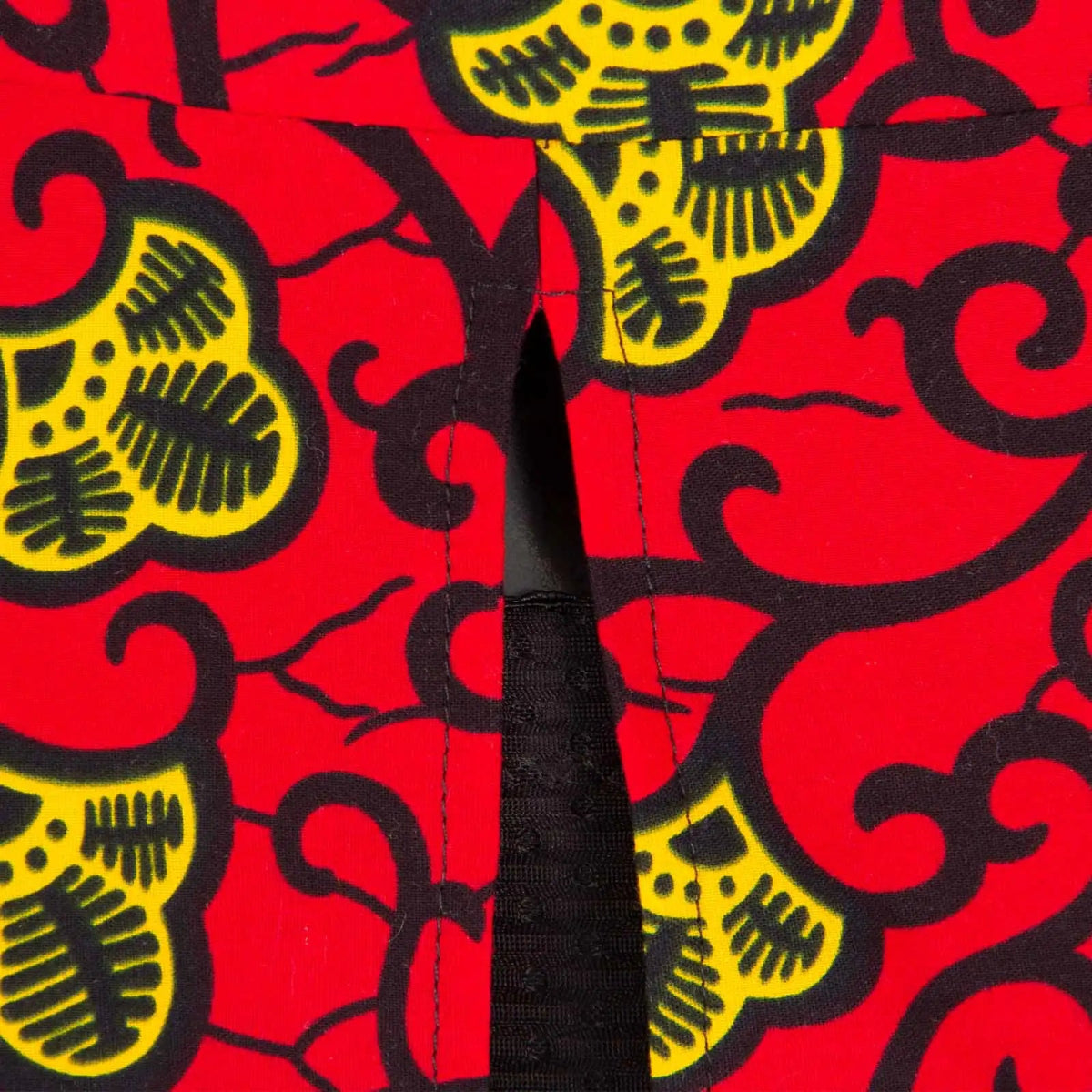 African Women's Long Trench Coat – Short Sleeve Bazin Riche Overcoat - Free Delivery Worldwide only at Flexi Africa