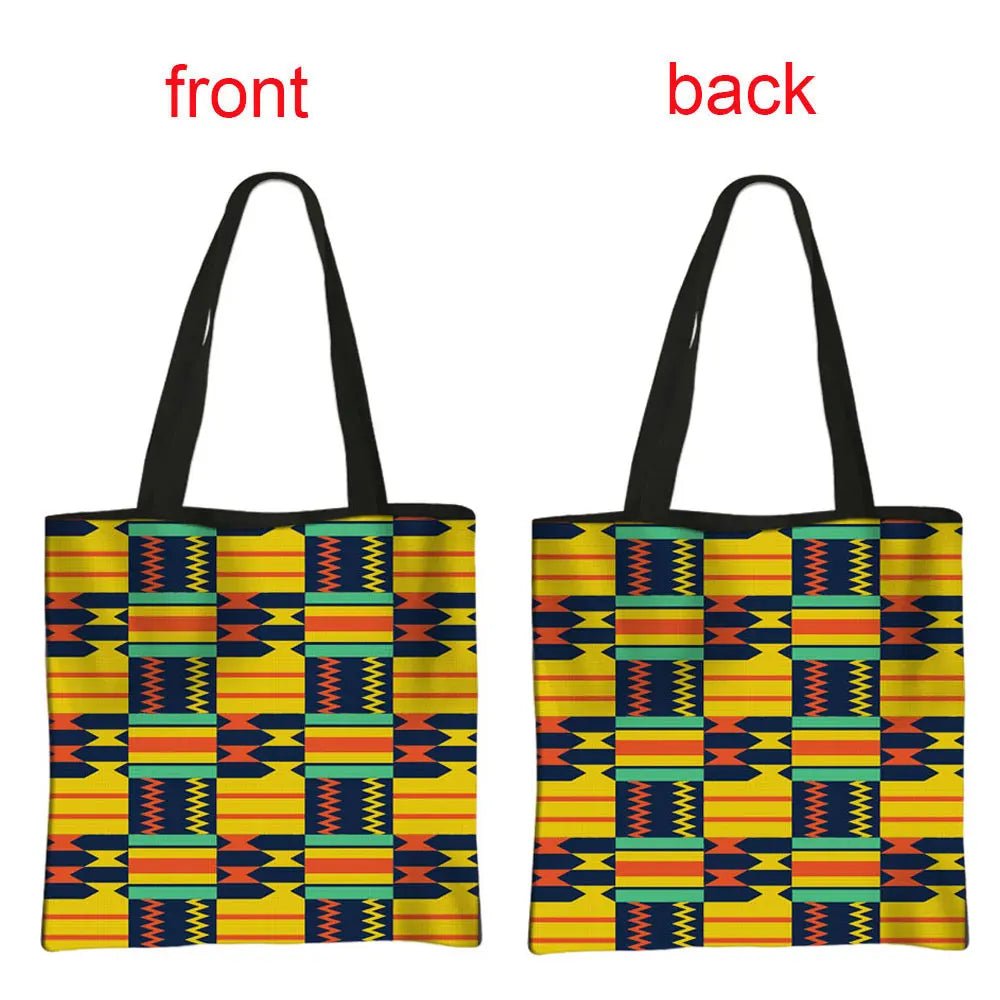 African Women's Style Handbag: Traditional Printed Top-Handle and Shoulder Tote Bags for Females - Flexi Africa - Flexi Africa offers Free Delivery Worldwide - Vibrant African traditional clothing showcasing bold prints and intricate designs