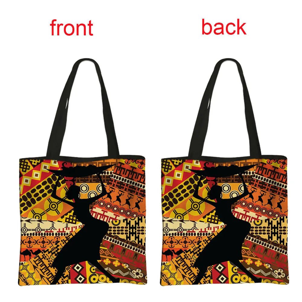 African Women's Style Handbag: Traditional Printed Top-Handle and Shoulder Tote Bags for Females - Flexi Africa - Flexi Africa offers Free Delivery Worldwide - Vibrant African traditional clothing showcasing bold prints and intricate designs