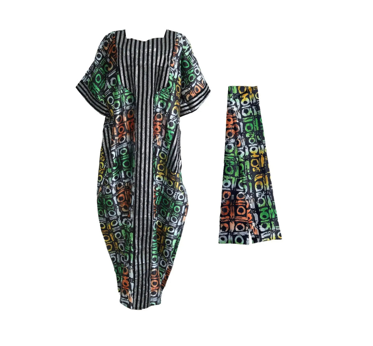 Ankara Dresses Dashiki African Dresses for Women Summer African Half Sleeve Sequin Printing Party Evening Long Maxi Dress Gowns - Free Delivery Worldwide only at Flexi Africa