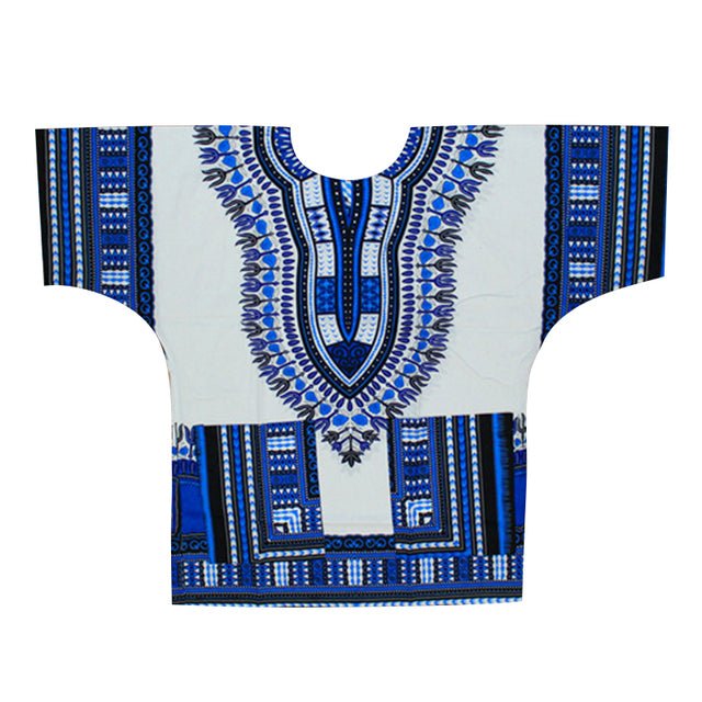 Authentic African Dashiki Printed T-Shirts for Men - Flexi Africa - Flexi Africa offers Free Delivery Worldwide - Vibrant African traditional clothing showcasing bold prints and intricate designs