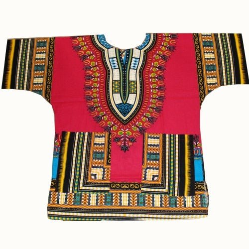 Authentic African Dashiki XXXL T-Shirt: Men's 100% Cotton Traditional Print Shirt for a Bold and Stylish Look - Free Delivery Worldwide only at Flexi Africa