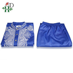 Authentic African Style: Men's Dashiki Top and Pant Set for the Fashion-Forward Gentleman - Flexi Africa - Free Delivery