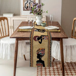 Boho Chic African - Inspired Table Runner – Rectangle Farmhouse Knit Decor - Free Delivery Worldwide only at Flexi Africa