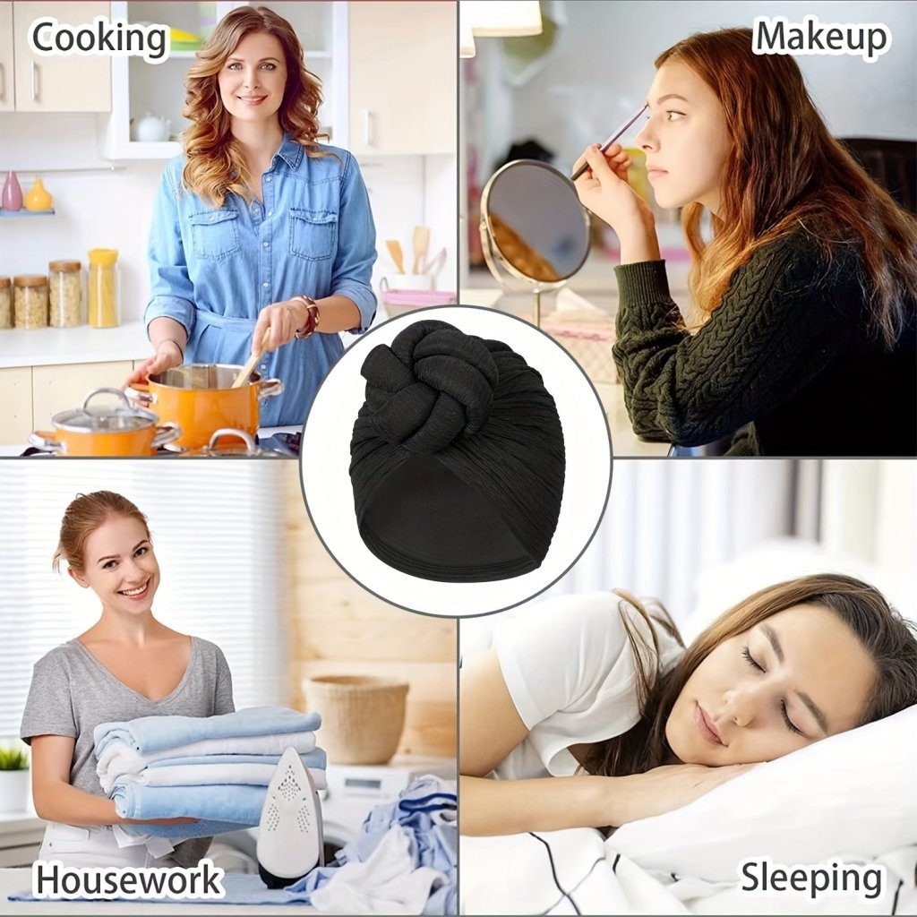 Comfortable Solid Color Headwrap – Floral Knot Women’s Turban - Free Delivery Worldwide only at Flexi Africa