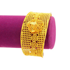 Cuff Bracelets for Women Girls Bangle Jewelry African Gold Color Bangle - Free Delivery Worldwide only at Flexi Africa