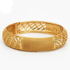 Designer African Bracelet: 24K Gold-Colored Bangles for Women, Luxury Wedding Jewelry - Flexi Africa - www.flexiafrica.com