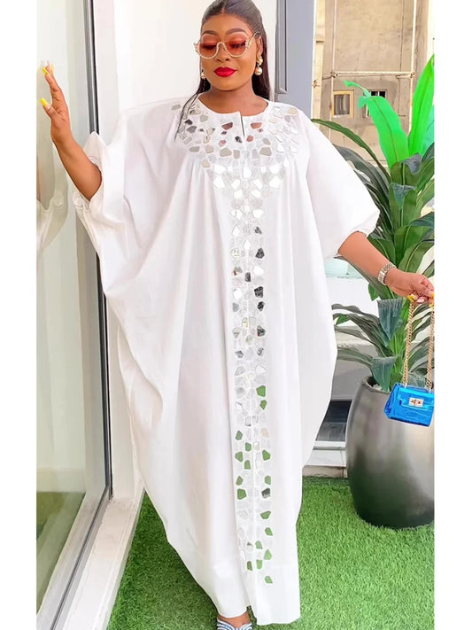 Elegant Inspired Abayas for Women - African Satin Caftan, Evening Party Dress - Free Delivery Worldwide only at Flexi Africa