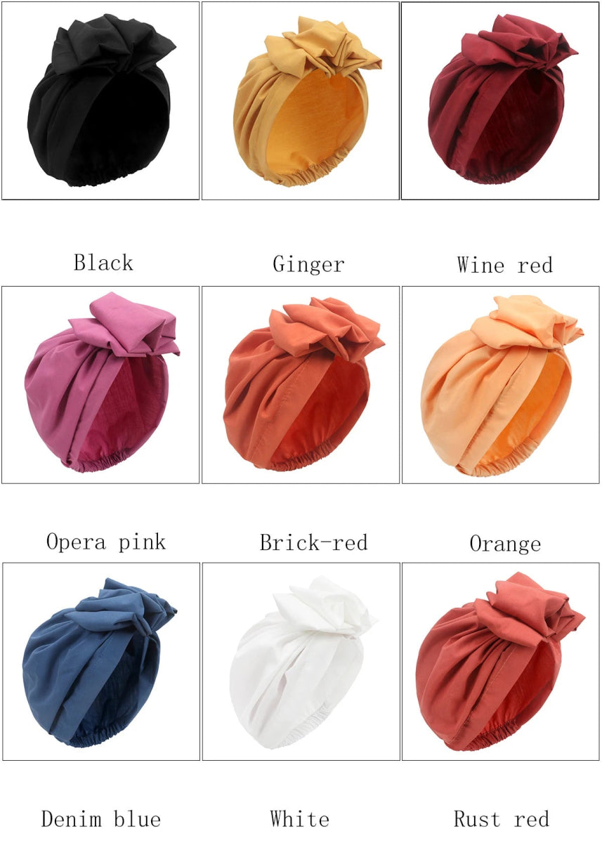 Buy Women's headdresses, monochromatic colored mirror hats in Muslim style for only $11.99 at Flexi Africa!