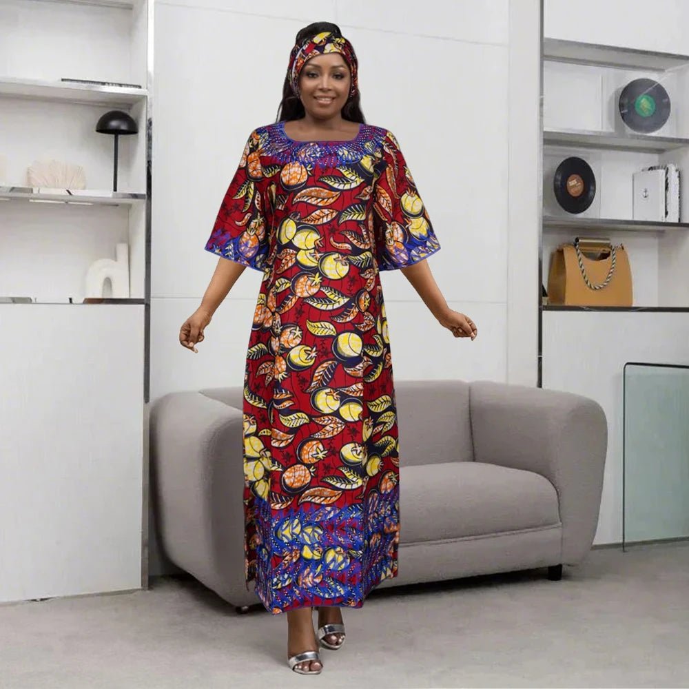 Dresses For Women Embroidery Floral Dresses Rich Long Robes Party Wedding - Free Delivery Worldwide only at Flexi Africa