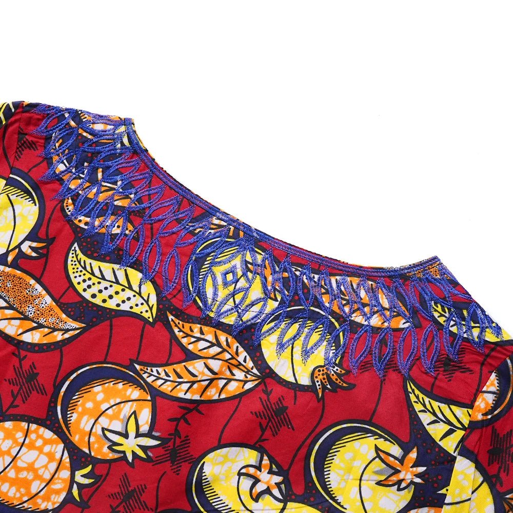Dresses For Women Embroidery Floral Dresses Rich Long Robes Party Wedding - Free Delivery Worldwide only at Flexi Africa