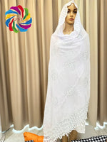 Luxury Cotton African Scarf – Muslim Women’s Hijab Shawl - Free Delivery Worldwide only at Flexi Africa