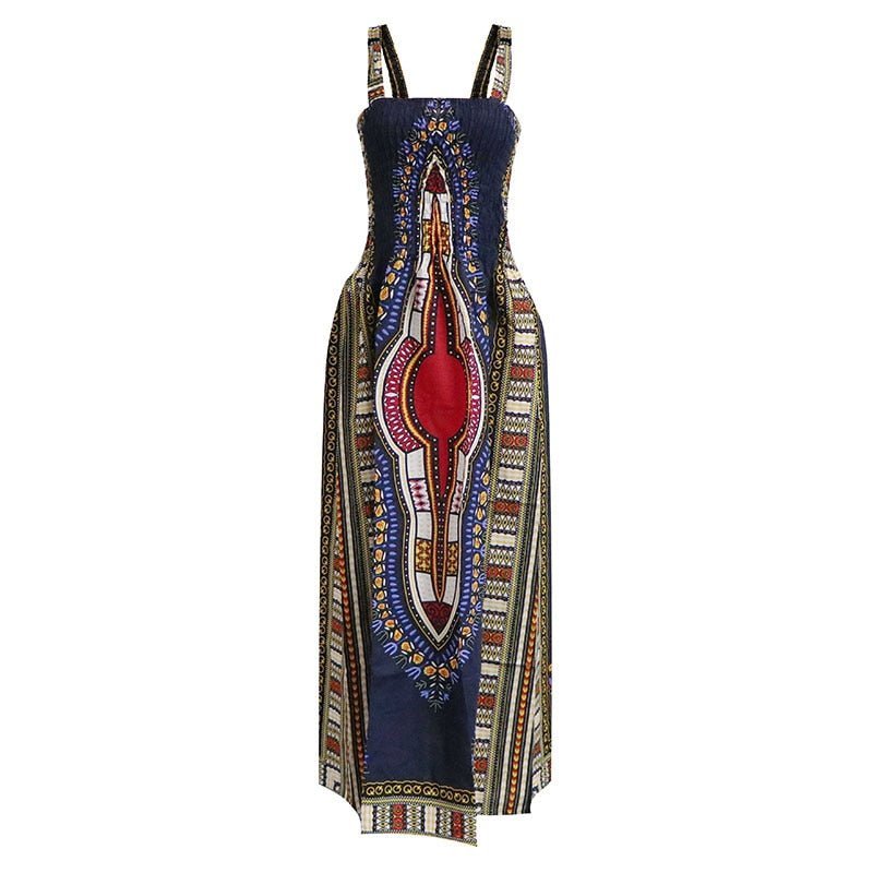 Sexy Backless Dress Summer Dashiki Casual Sundress Beach Women - Flexi Africa - Free Delivery Worldwide - FREE POST