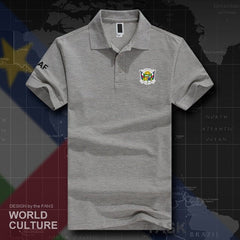 Stay Cool and Stylish with Centrafrique CAF Polo Shirts - Breathable Cotton for Maximum Comfort - Flexi Africa Free Delivery