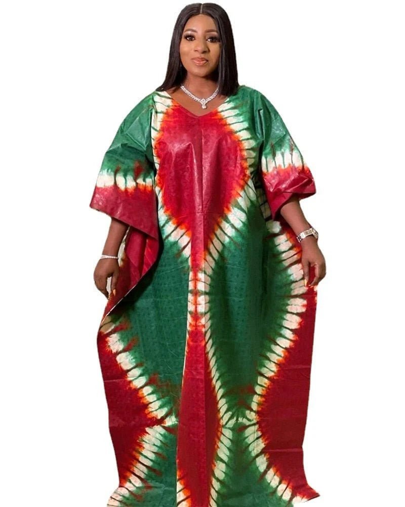 Stylish and Vibrant African Dresses for Women: Embrace the Essence of Africa with Polyester Printing - Free Delivery Worldwide only at Flexi Africa