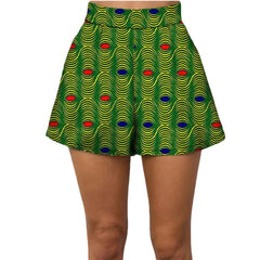 Summer Vibes: African Print Pattern Beach Shorts for Women, 100% Cotton - Flexi Africa - Free Delivery www.flexiafrica.com