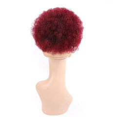 Synthetic Hair Buns For Women Afro Puff Curly Chignon Drawstring Ponytail Natural Black With Hair Extensions Hairpieces