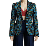 Women’s African Couture Blazer Jacket – Ankara Print Colorful Short Coat for Wedding & Party - Free Delivery Worldwide only at Flexi Africa