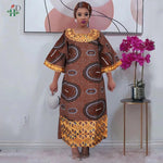 Women’s African Traditional Dress – Embroidered Boubou Kaftan Abaya - Free Delivery Worldwide only at Flexi Africa