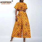 Women’s Ankara Crop Top and Wide - Leg Pants 2PC Set – Stylish African Fashion Outfit - Free Delivery Worldwide only at Flexi Africa