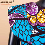 Women’s Ankara Dashiki Print Floor - Length A - Line Dress - Free Delivery Worldwide only at Flexi Africa