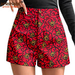 Buy Women’s Ankara Print High-Waisted Athletic Shorts – Casual Summer Style with Pockets for only $12.78 at Flexi Africa!