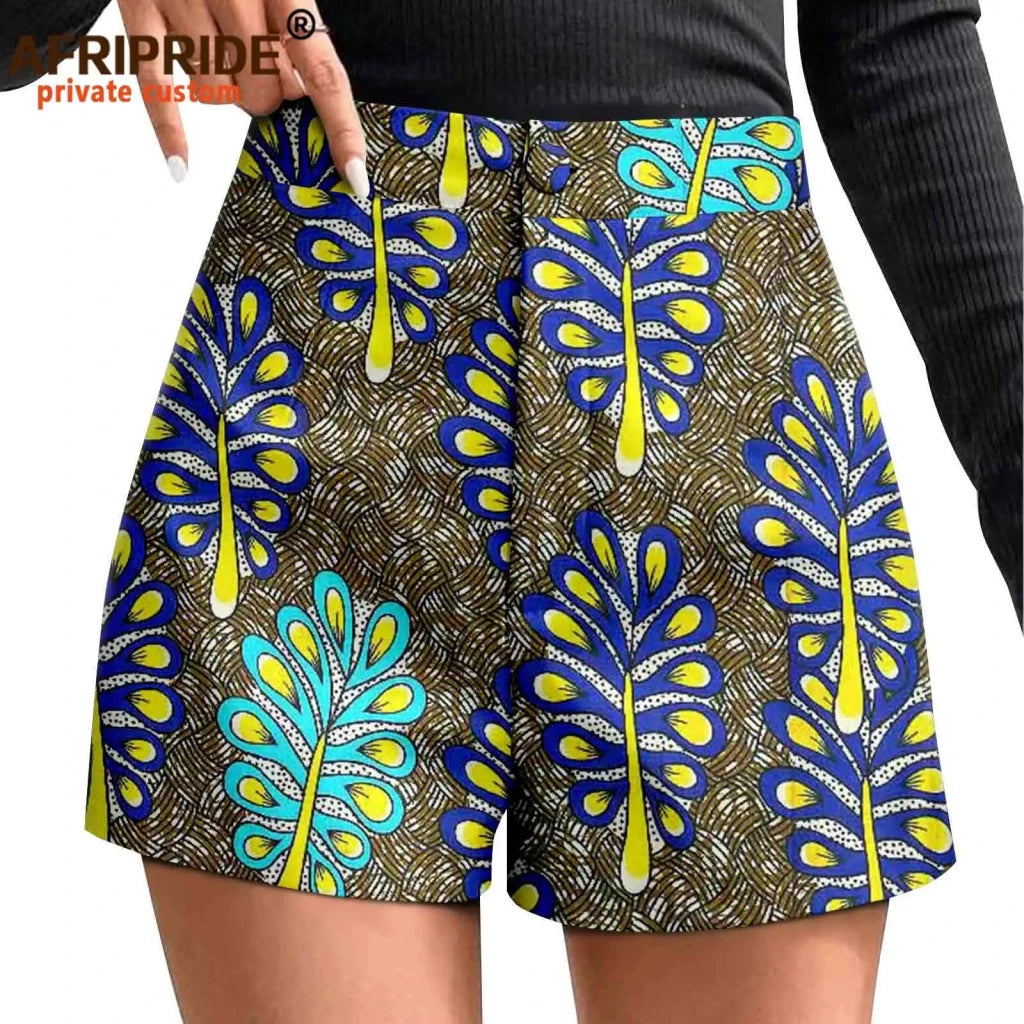 Buy Women’s Ankara Print High-Waisted Athletic Shorts – Casual Summer Style with Pockets for only $12.78 at Flexi Africa!