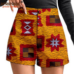 Buy Women’s Ankara Print High-Waisted Athletic Shorts – Casual Summer Style with Pockets for only $12.78 at Flexi Africa!